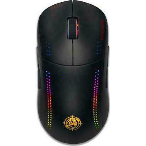 MOUSE ΑΣΥΡΜΑΤΟ ZEROGROUND &ΕΝΣΥΡΜΑΤΟ MS-4300WG KIMURA v3.0 ΜΑΥΡΟ GAMING RGB